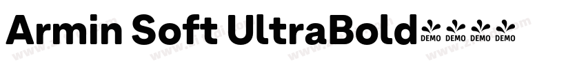 Armin Soft UltraBold字体转换